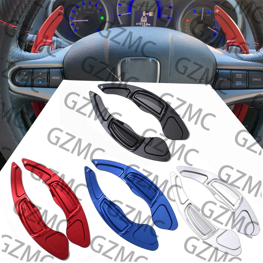 

Aluminum City Civic gen 8 Fit CR-V Auto Car styling Pair For Honda Car Steering Wheel Paddle Shift Extend Extension Shifter