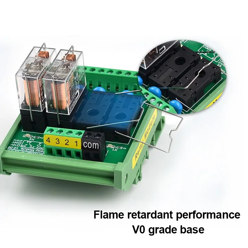 Imagem -04 - Pnp Npn Compatível 1no Mais 1nc Interface Relé Módulo Canais Spdt Din Rail Mount 16a Entrada dc 12v 24v com G2r1-e 8ch