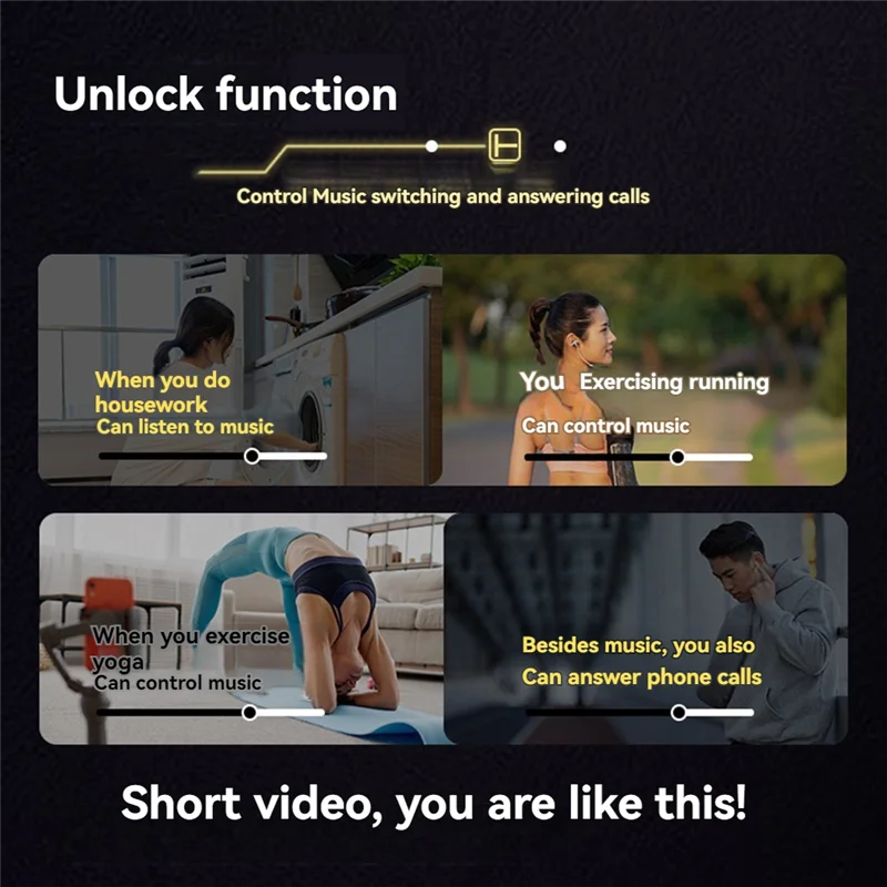 

ABUO-Bluetooth Remote Page Turner Видеоконтроллер на кончиках пальцев Пульт дистанционного управления Прокрутка аксессуара B