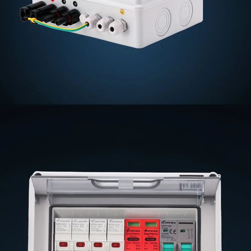DC600V Solar PV Combiner Box Photovoltaic String Junction Box Waterproof Protective Distribution Housing For XIONGISOLAR