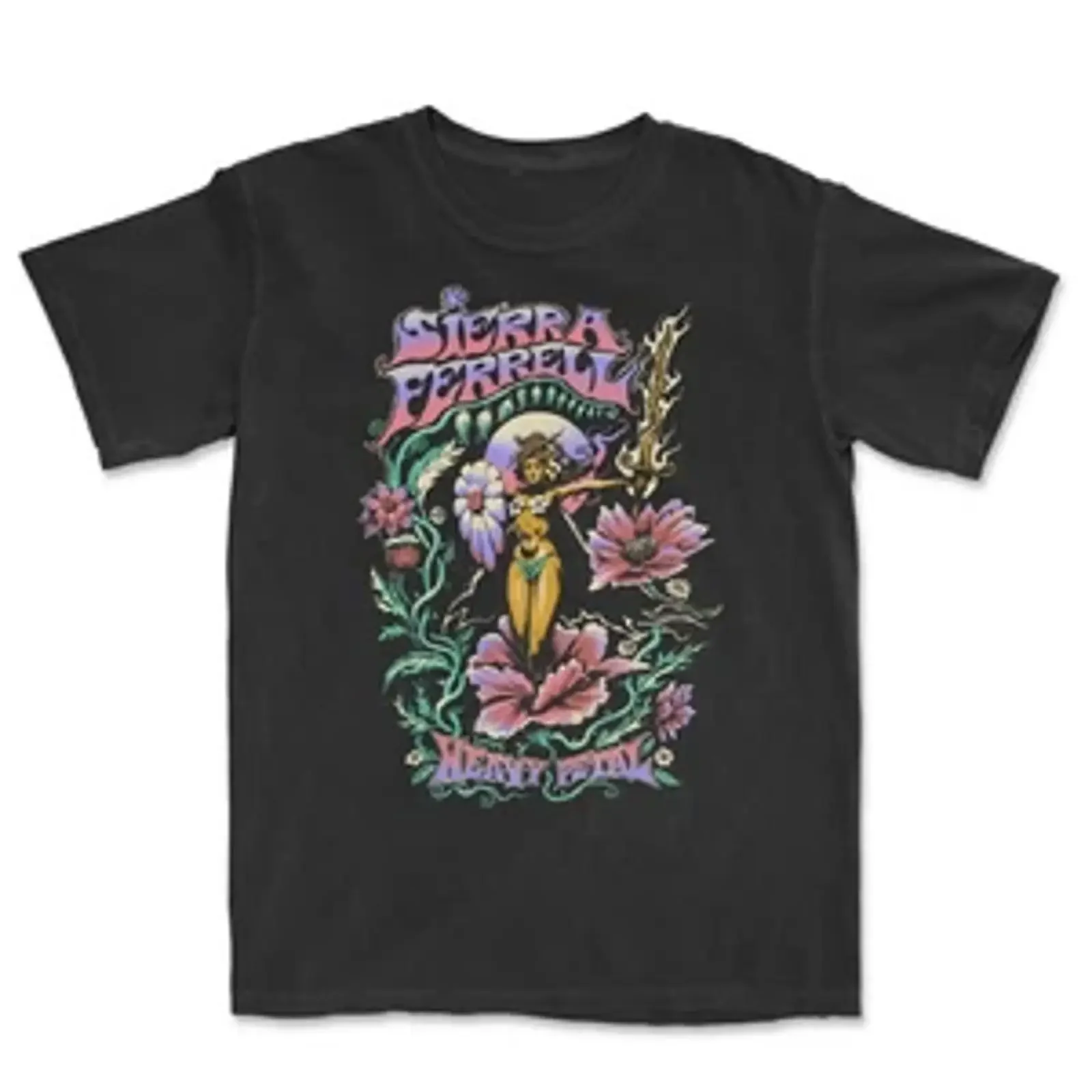 Sierra Ferrell Vintage Country Music Fan T Shirt vintage Washed Stretched designer clothes homme Soft fashion Unisex streetwear