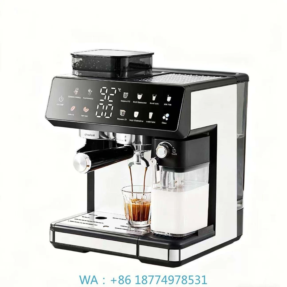

Frother and Grinder for Home and Commercial Use Wholesale Model 20bar Multi-Function Coffee Machine with Milk