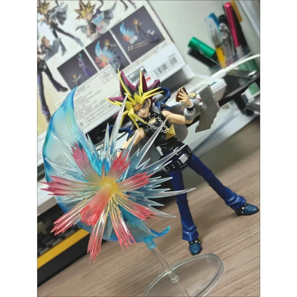 

Оригинальный BANDAI Yu-Gi-Oh! Фигурки Duel Monsters S.H.Figuarts SHF YAMI YUGI из ПВХ, коллекционные модели, игрушки, 16 см