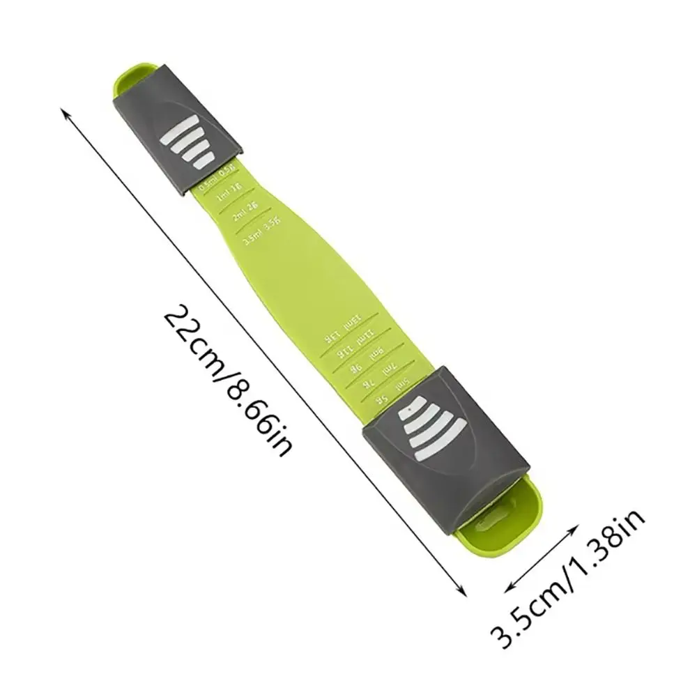 1Pcs Roasting Measuring Spoon Adjustable with Scale Measurement Spoon Quantitative Scoop Household Multifunctional