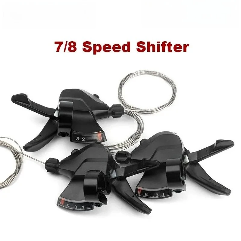 

Манетка-дисплей для 7/8-скоростного заднего переключателя MTB, 21S/24V, для горного велосипеда, 3S, с индикацией передач