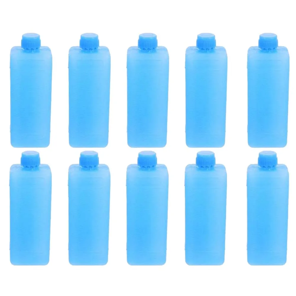 A75K 10 Pack Air Conditioner Ice Packs Portable Ice Blocks Cooler Reusable Cooling Blocks for Food Storage Refrigeration