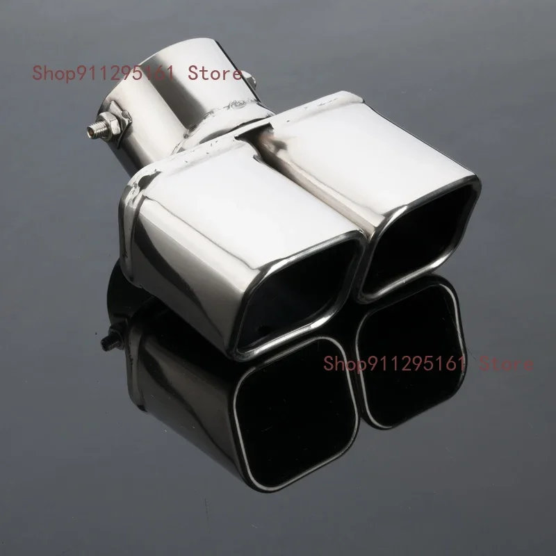 

for Hyundai Tucson 2015-2018 Car stainless steel cover muffler exterior end pipe outlet dedicate exhaust tip tail 1pcs