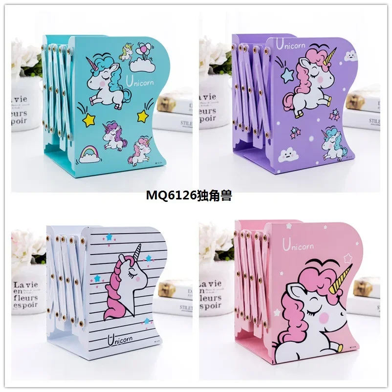 Modern Desktop Bookshelf Book Holder Creative Telescopic Desktop bookends Book Storage Rack Flexible Bookshelf for Home Use