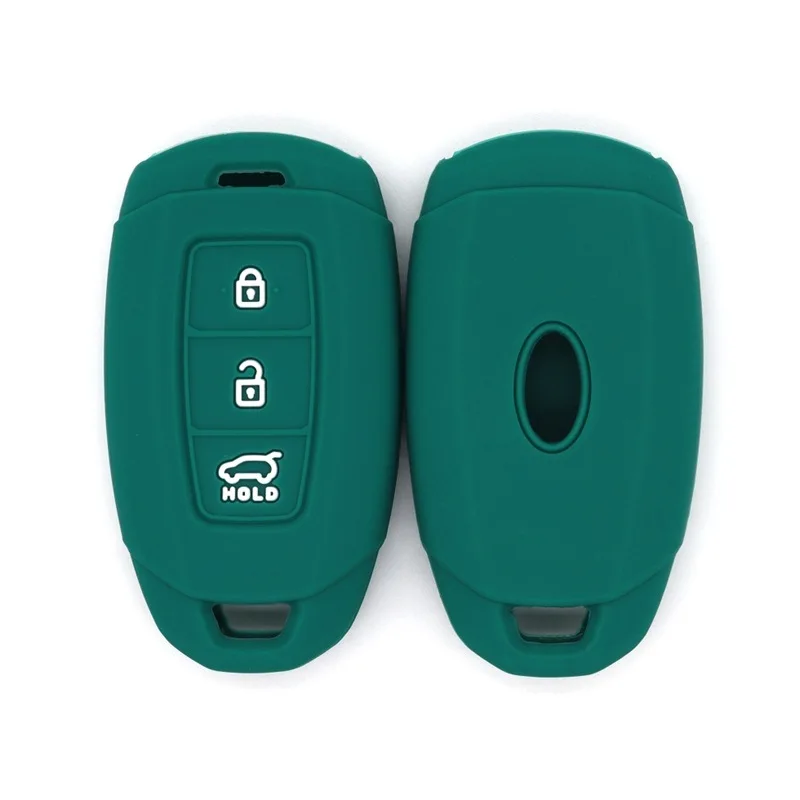 

Подходит для Hyundai IX25 Tucson IX35 Sonata, умный 3-кнопочный чехол для автомобильных ключей, силиконовая защитная сумка на складе