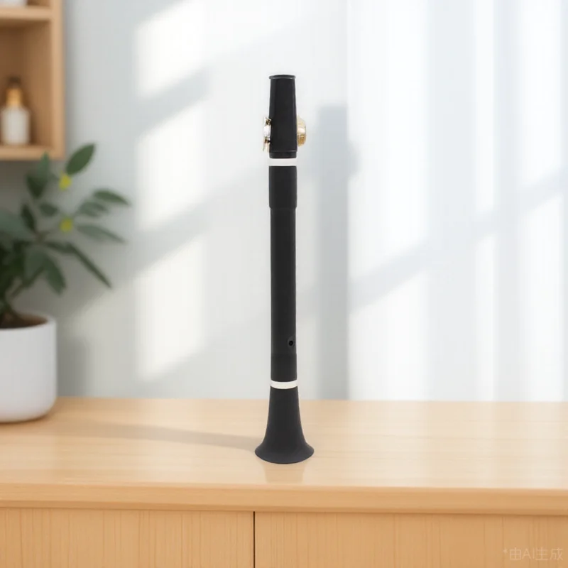 

Ergonomic Mini Clarinet Pocket Size Keyless Beginner Wind Instrument Lightweight Compact For Practice Performance Adult Student