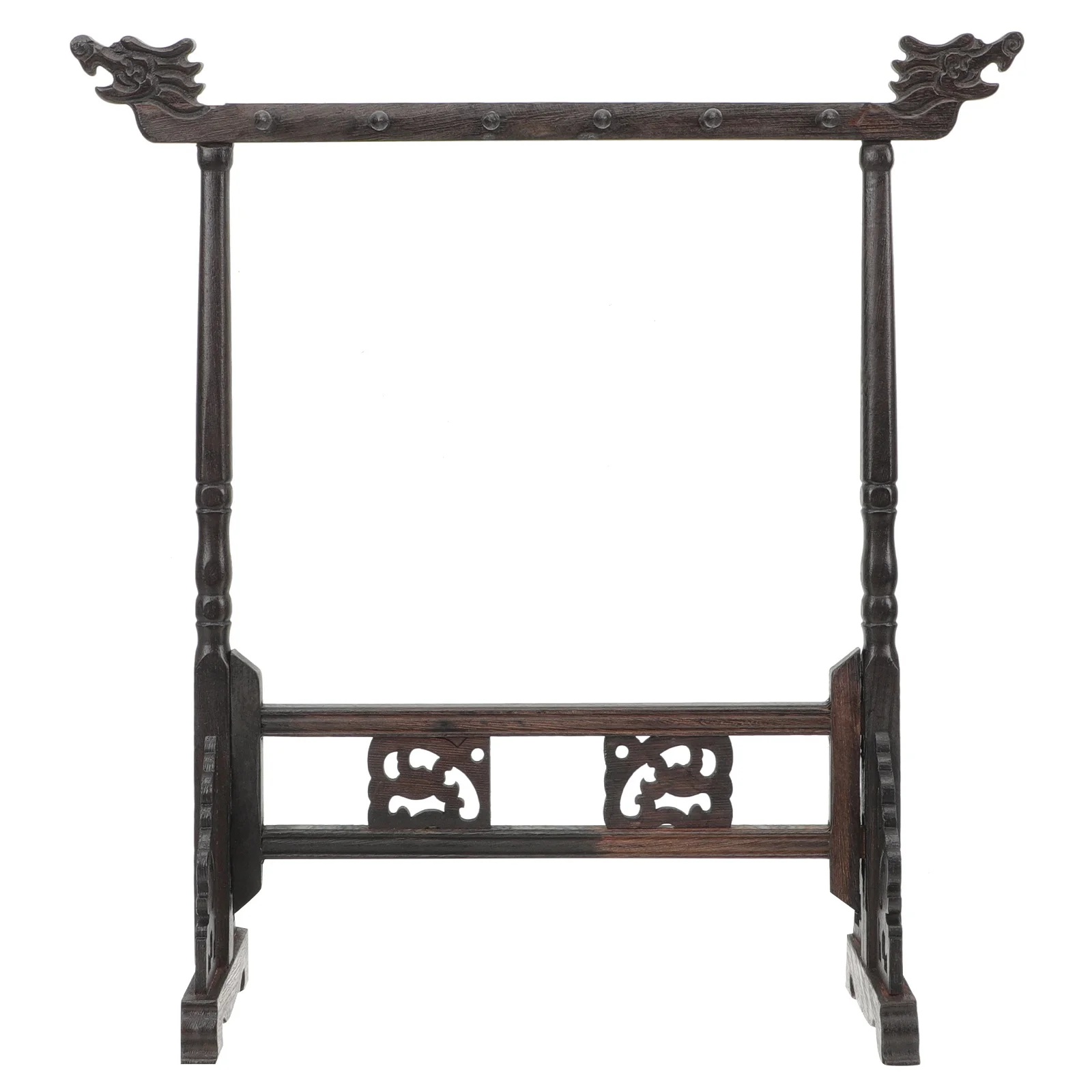 

Writing Brush Rack Wood Ink Brush Holder Simple Design Easy Use Chinese Calligraphy Pen Hanger Exquisite Ornament