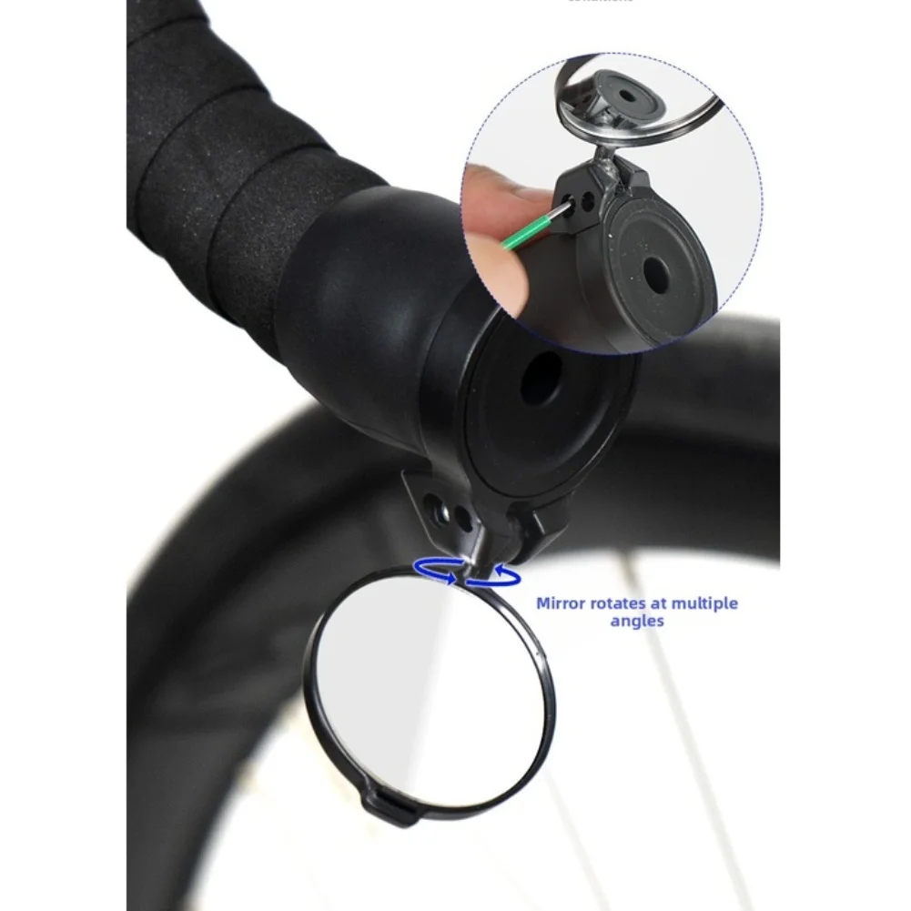 

Горячая распродажа: Черные зеркала заднего вида для велосипедов 360° ° Регулируемое зеркало на руль с легким креплением, прозрачное, для велосипеда, запасные части