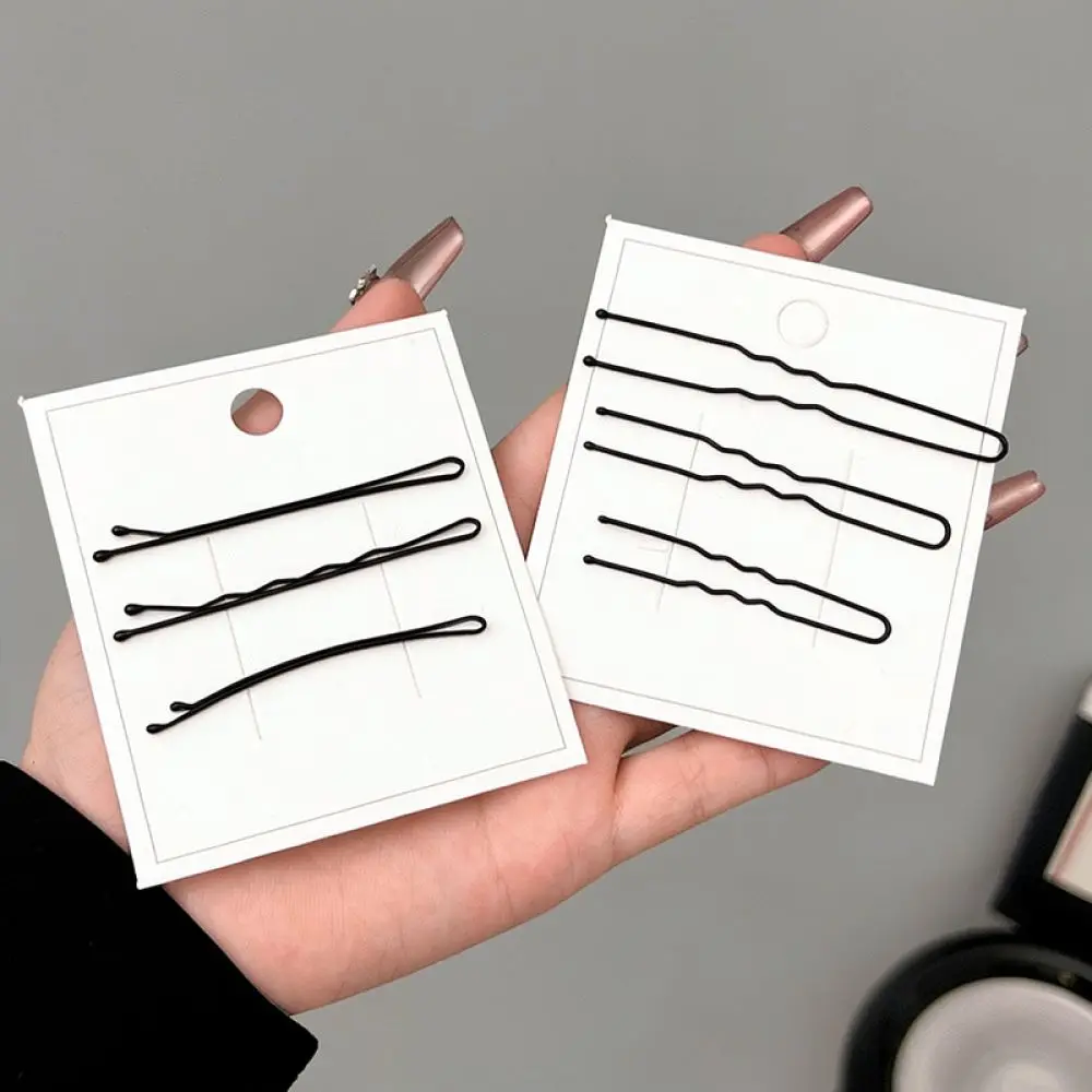 Invisible Black Steel Bobby Pins Box Set Hair Styling Tools For Bun Braiding Hairstyle Fixed Clips Hair Accessories Female