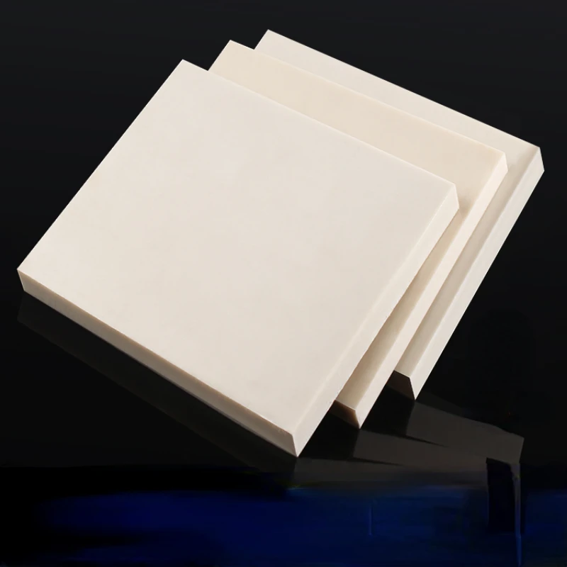 Nylon PA6 Extruded Sheet, Faint Yellow Plastic Plate, 6mm, 8mm, 10mm, 100x100mm, 200x200mm, 200x350mm, 300x500mm