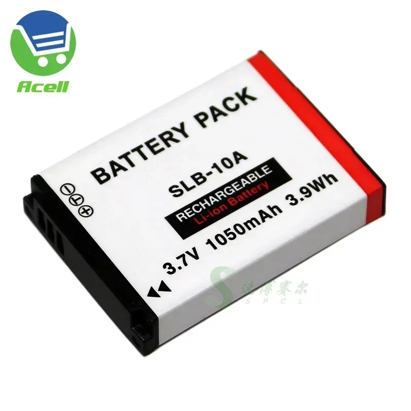 SLB-10A FJ-SLB-10A Replace Battery for HP lc200w Wireless Mini Camcorder ac200 ac200w ac300 ac300w Action Camera