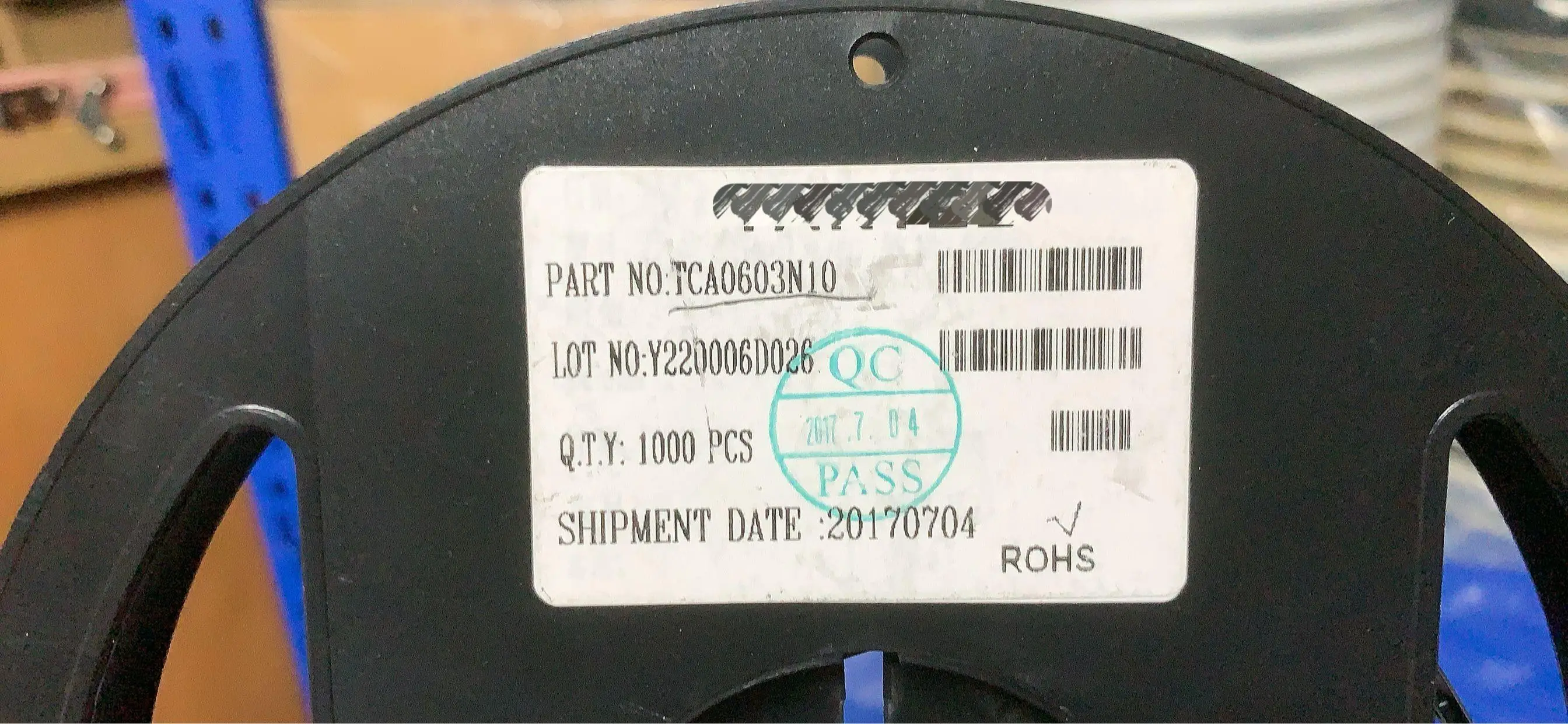 Atenuador da compensação da temperatura, 5 PCes, 3.1 × 3.7 × 0.53 (milímetro), 6GHz 50ohms/R 2W, TCA0603N10