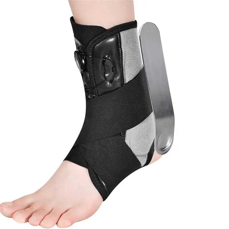 

ABHS-Adjustable Straps Compression Ankle Brace 1Pcs For Women Men, Protective Guards For Basketball Volleyball Football