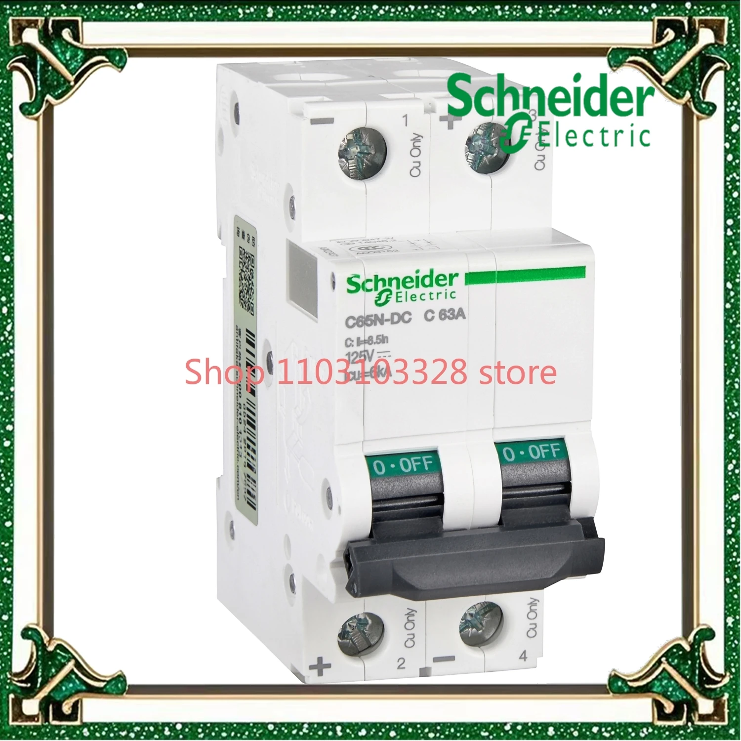 Schneider Electric Multi 9 IC65N-DC MCB 2P DC Miniature Circuit Breaker C 1A 2A 3A 4A 6A 8A 10A 16A 20A 25A 32A 40A 50A 63A 80A