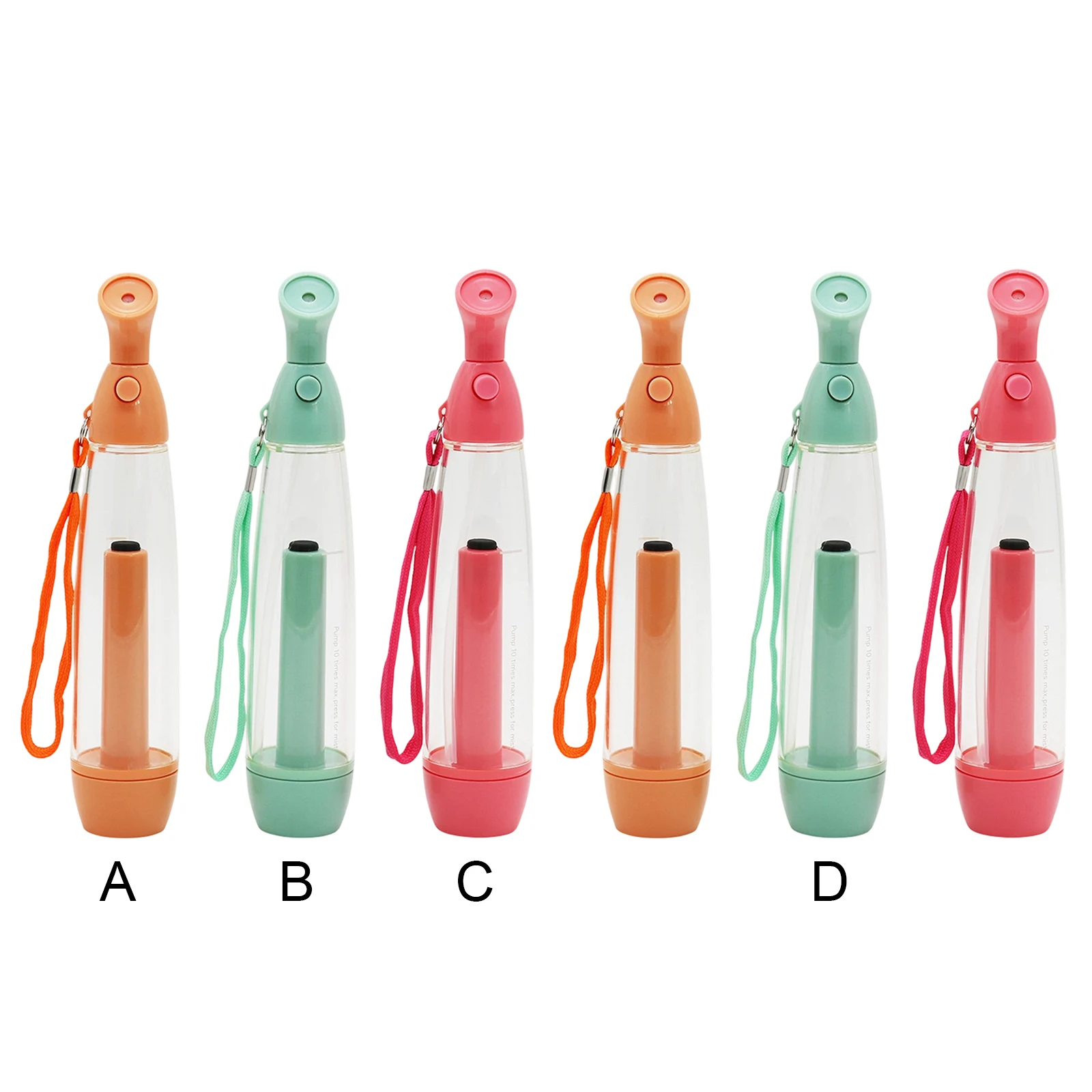150 ML Manual Water Spray Bottles 22cm Hand Mist Sprayers Refillable Waters Mist Sprays Ideal for Refreshing Face and Body