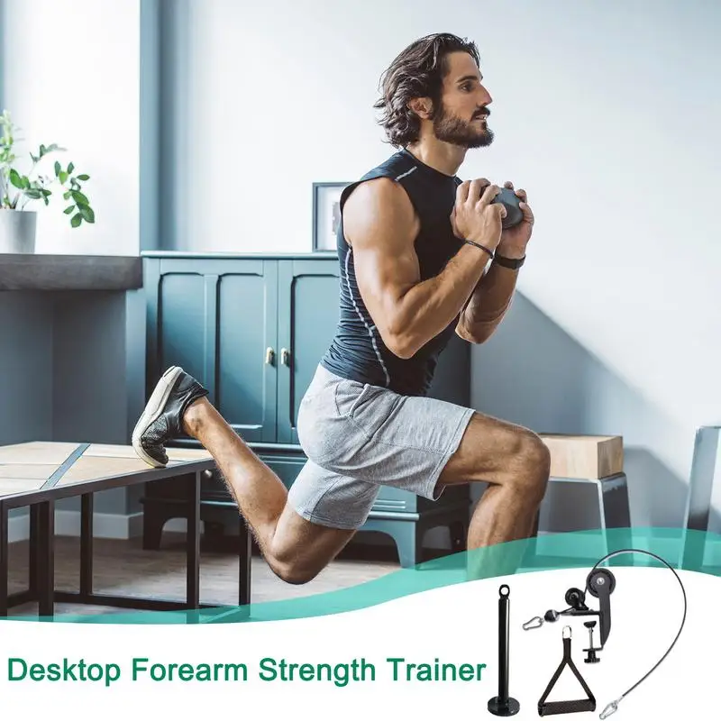 

Arm Wrestling Training Equipment Desktop Forearm Trainer Portable Multifunctional Forearm Strength Trainer For Gym Fitness Home