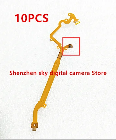 

10PCS NEW Repair Parts Digital Camera For Canon FOR POWERSHOT S100V S100 S110 S200 Lens Shutter Flex Cable (with sensor)