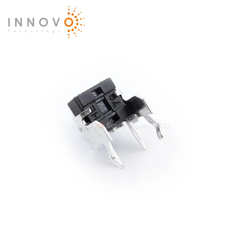 10PCS/LOT 1825027-8 Tactile Switch SPST-NO Side Actuated Through Hole, Right Angle New original