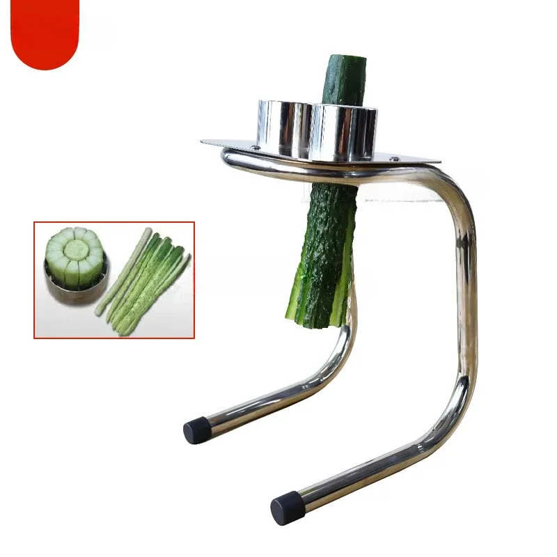 Stainless Steel Carrot Strip Cutter Manual Cucumber Cutting Machine For Sushi Cut Cucumber Strips Machine