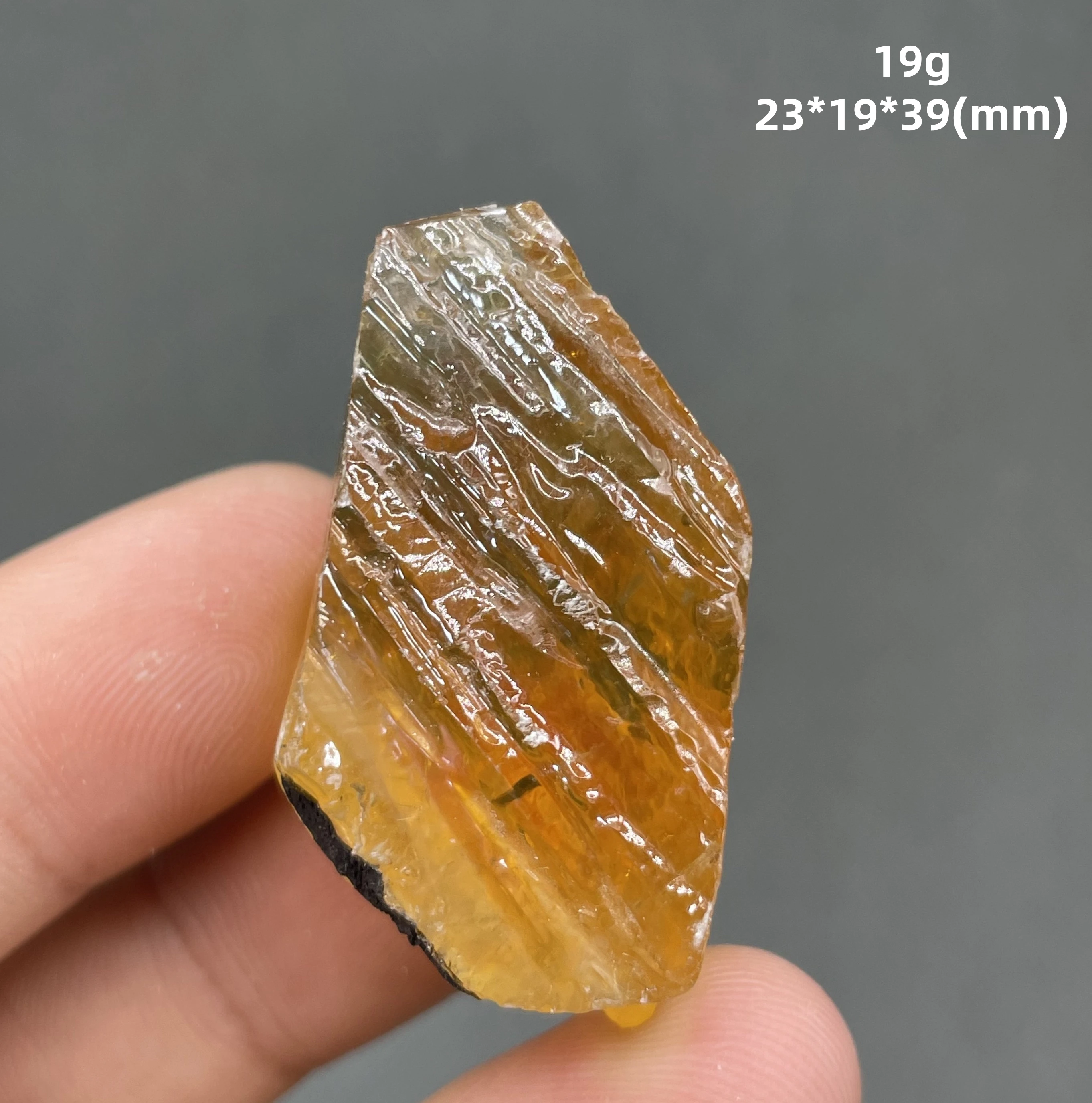 Natural Amber calcite mineral crystal specimen healing quartz from China (crystals and stones Quartz crystal stones )