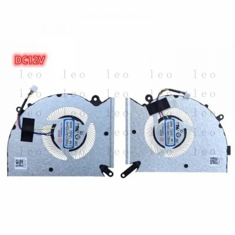 

AA New for MSI GS77 MS-17P1 N485 N486 PABD1A010SHR PABD1A010SHL CPU GPU Fan DC12V