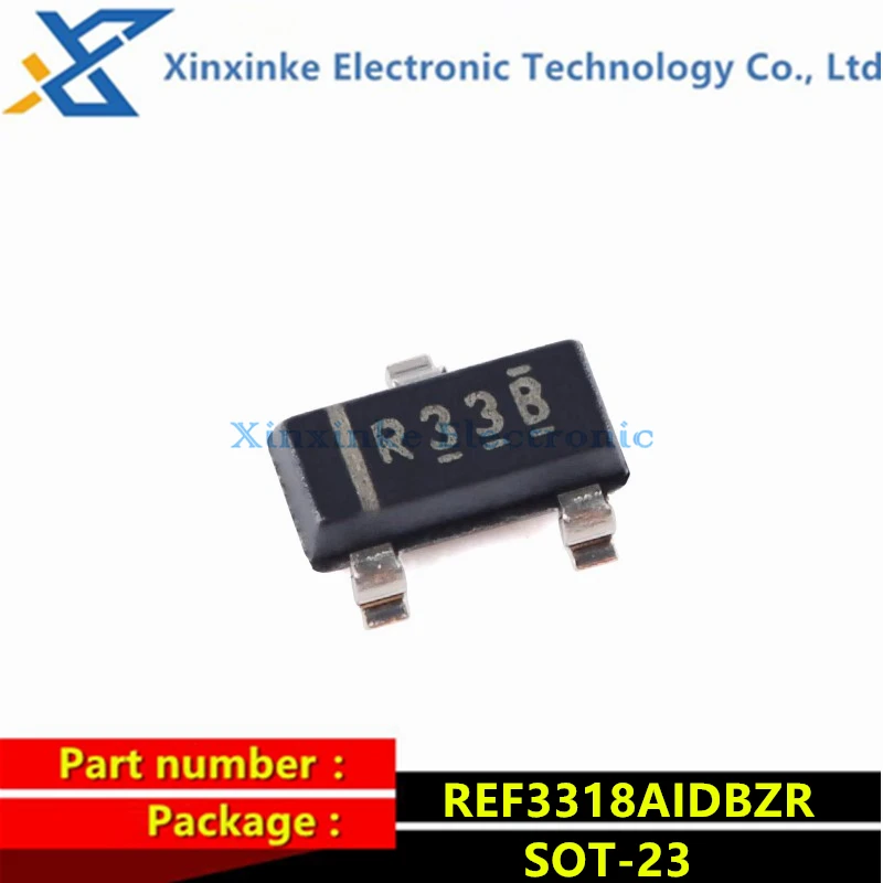 

5PCS REF3318AIDBZR Mark: R33B SOT-23-3 Voltage References 30ppm/C Drift 3.9uA Vltg Ref Power Management ICs Brand New Original