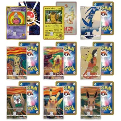 Pocket Monsters PROMO Series Credit Card Stickers PTCG Psyduck Sticker for VISA Card Bus Bank Debit Card Beautify Decoration