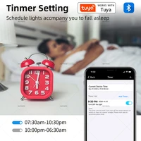 Tuya Bluetooth LED Bulb Dimmable 15W 18W E27 B22 220V RGBCW Color Change Lamps  Smart Life APP Group Control Music Rhythm Timing 5