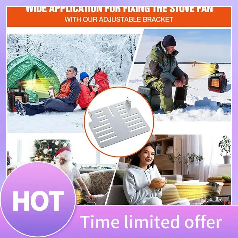 

B69C Аксессуары для установки вентилятора печи с тепловой мощностью для Mr.Heater Buddy MH9BX, MH12HB Кронштейн из нержавеющей стали для крепления вентилятора печи