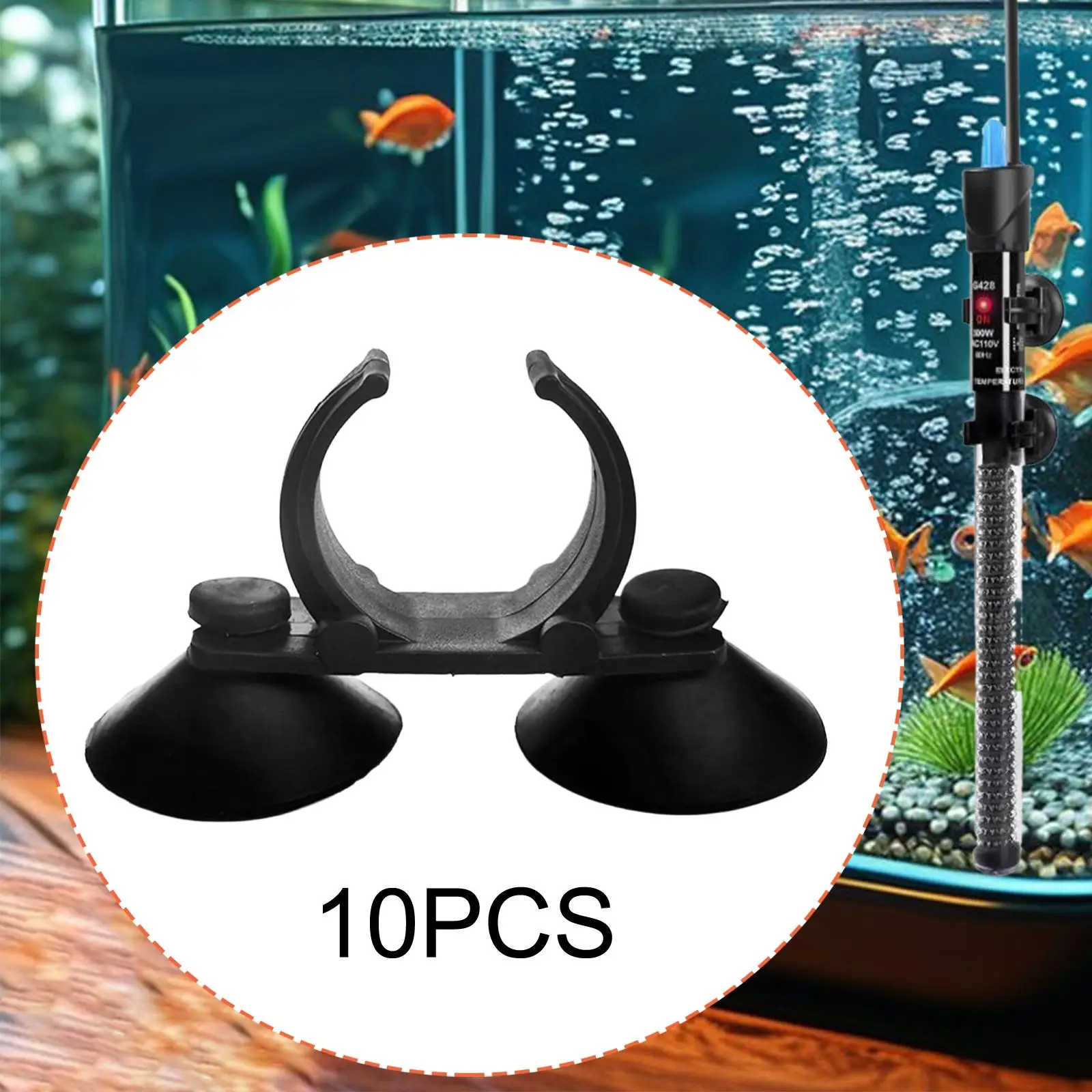 

Aquarium Suction Cup Clips Strong Suction Heating Rod Holder Aquarium Accessories for Pumps and Filters Management