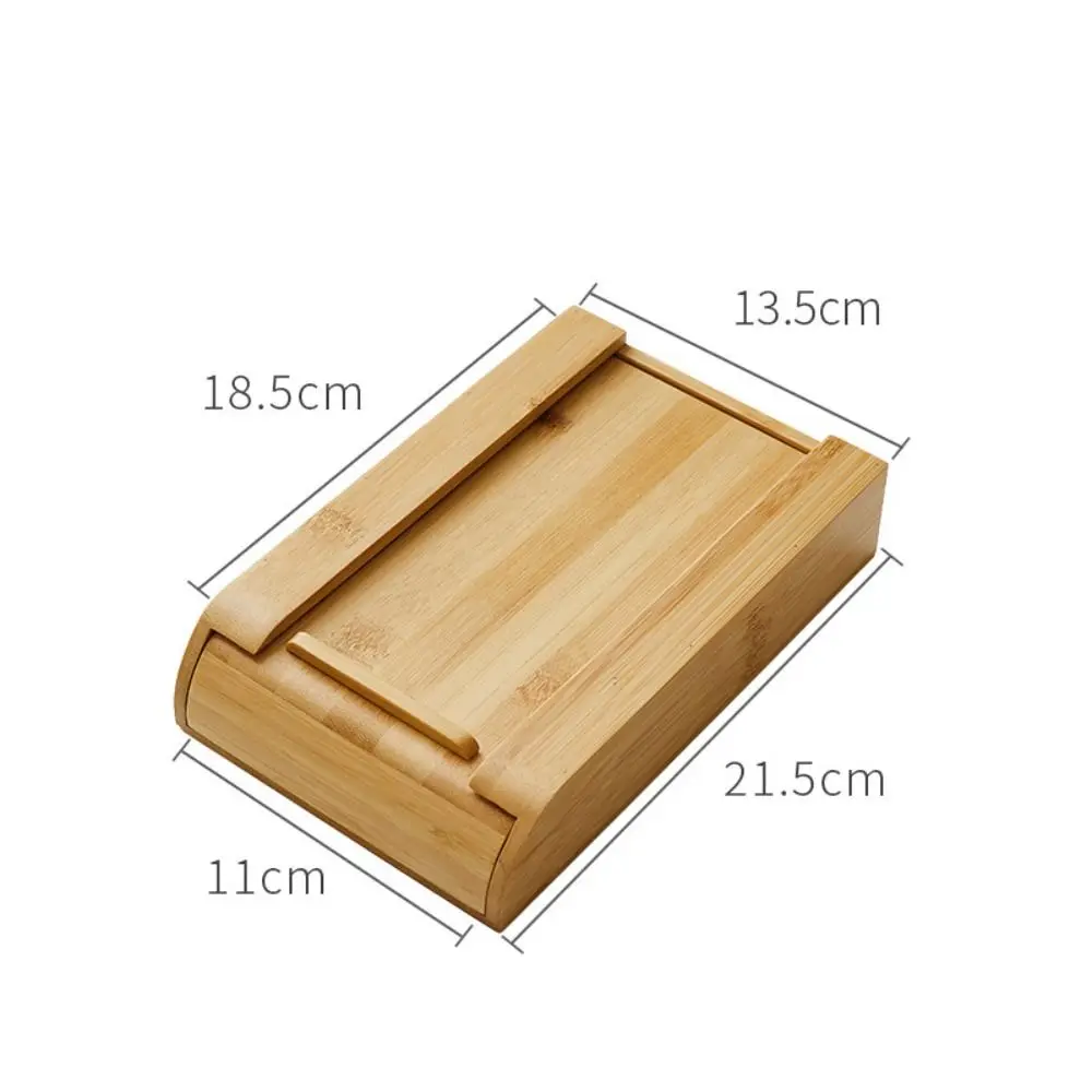 

Creative Decoration Storage Box Under Desk Bamboo/Walnut Stationery Container Wooden Storage Drawer Hidden Drawer Home Storage
