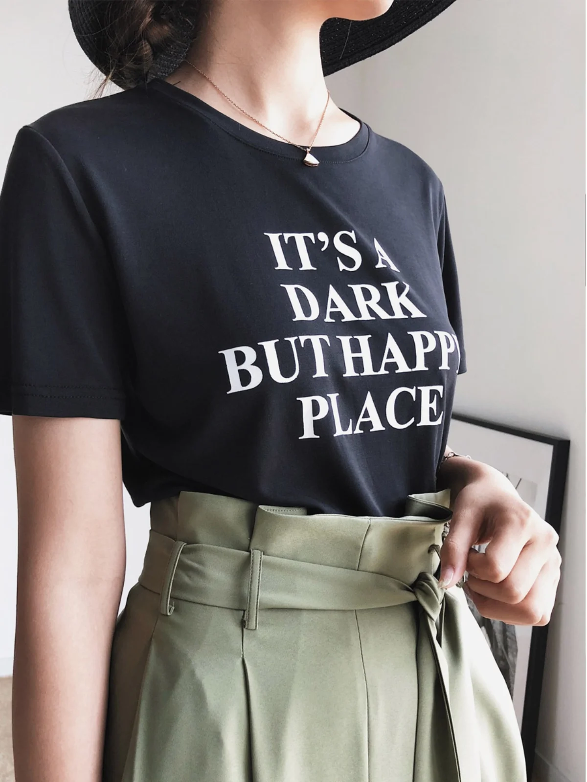 

Женская футболка Mod Fiber ort Sve с классическим узором, круглым вырезом, свободного кроя, повседневная, от Jumland T727