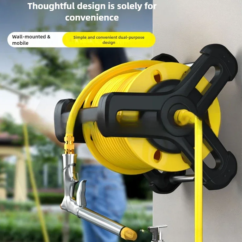 Premium Electric Watering Can Garden Retractable Cleaning Watering Nozzle Set Quick Connection Portable