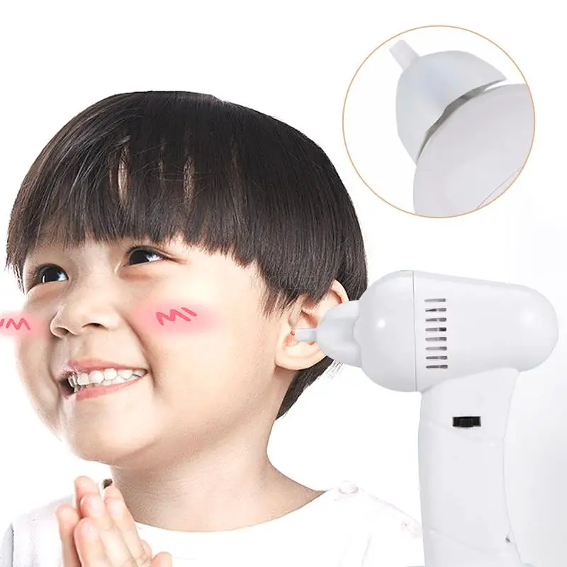 Electric Earwax Vacuum Portable Painless Earwax Vacuum Cleaner Ear Cleaner Household Ear Care Tool Children\'s Adult Ear Pickers