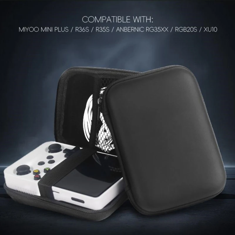 Protable EVA Hard Shell Bag For R35S/R36S Case For ANBERNIC RG35XX RGB20S Storage Bag Akcesoria do konsoli do gier