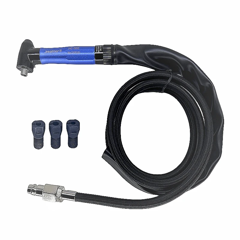Jrealmer-micro Pinça de Velocidade Rápida com Engrenagens Ferramenta Pneumática Moagem Polimento 90 Graus 3.0 2.35 3.175m