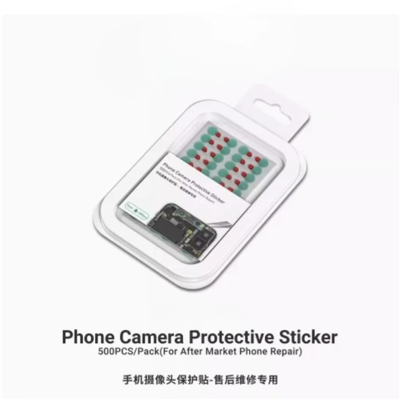 500pcs Front Camera Infrared Dot Matrix Dust Protection Sticker for Mobile Phone Face ID Repair Anti Dust Cover Film