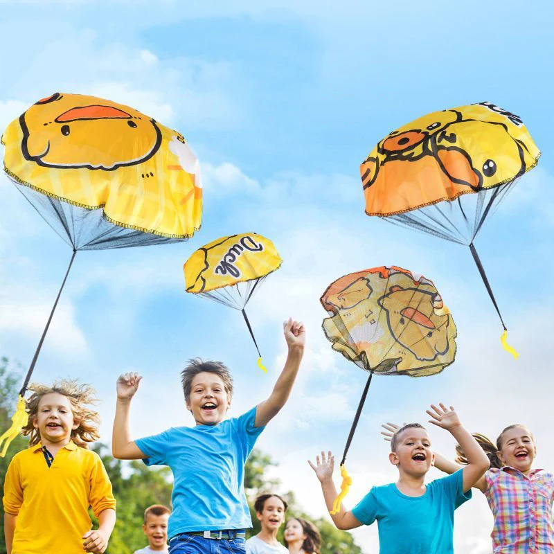 

Hand Throwing Parachute Toy Outdoor Children's Paratrooper Toy Parachute Men Mini Paragliding Tangle Free Men Kids Party Favor