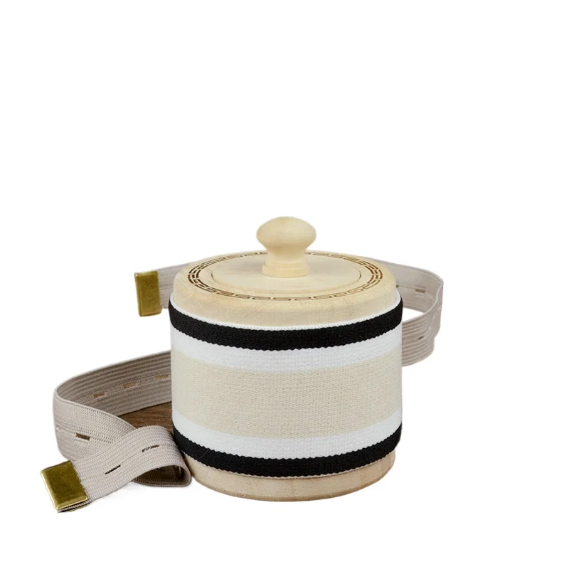 Solid Wood Moxibustion Box Single Needle Smoke Filter Portable Body Moxa Strap Home Use