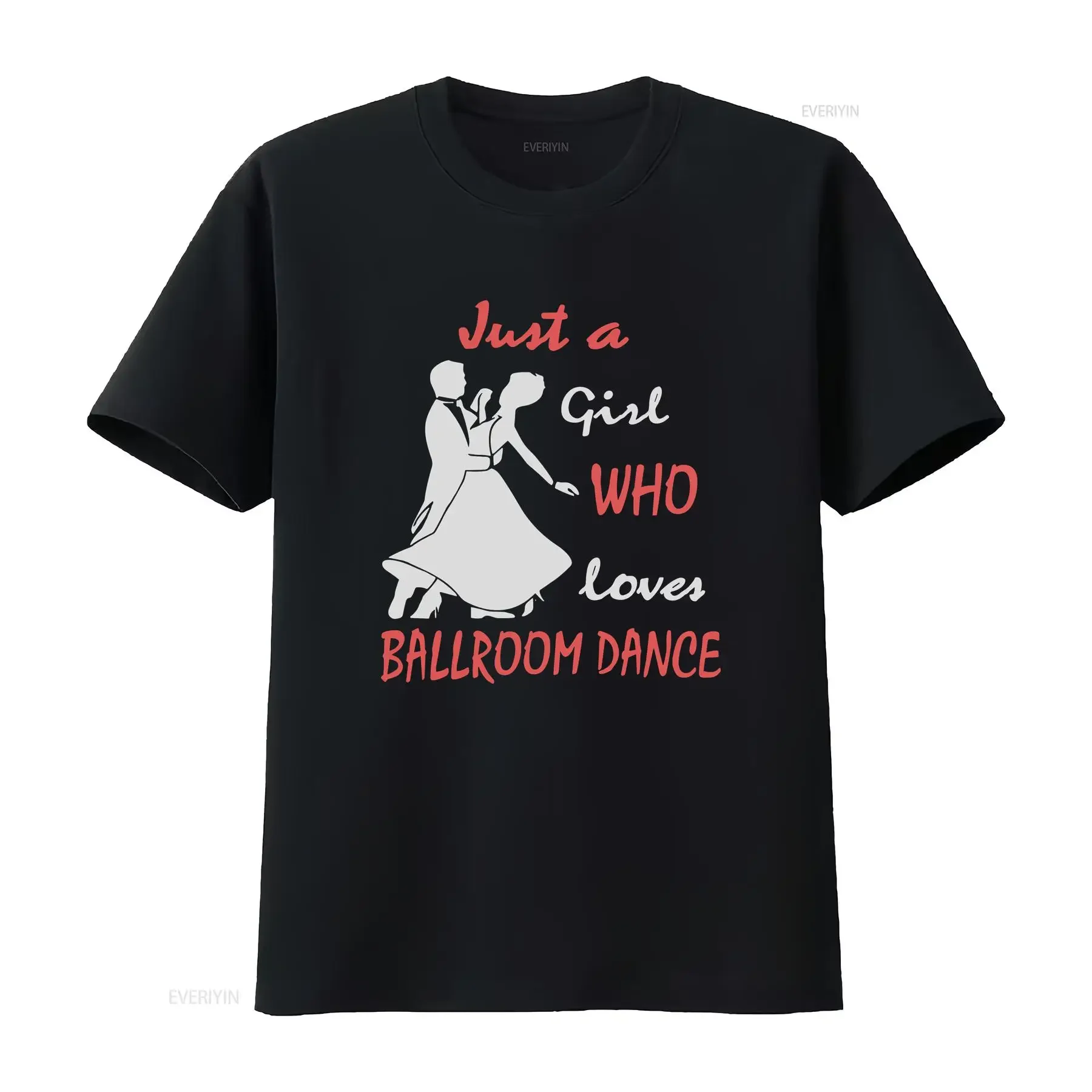 Just a girl who loves Ballroom Dance T Shirt Girl's Waltz Dancer Tango Teacher Quickstep Foxtrot vintage Washed