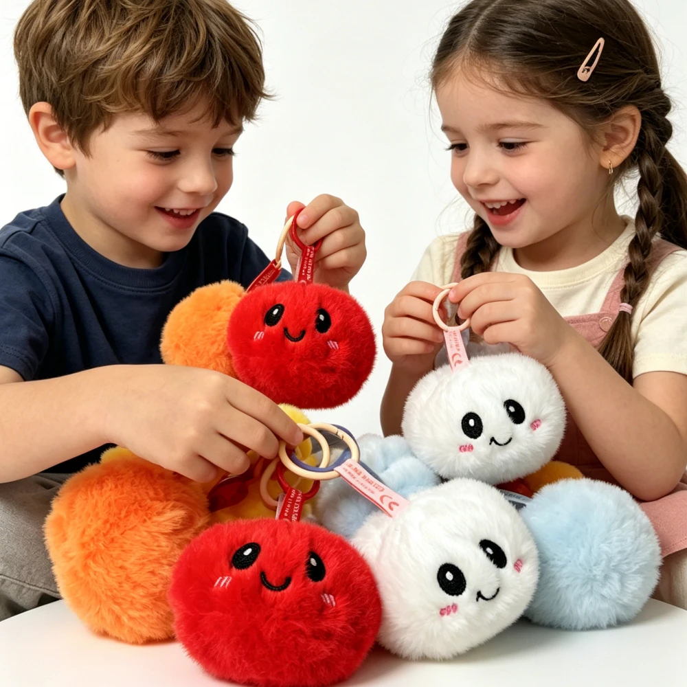 

New Funny Food Baozi Dumpling Plush Toys Pendant Soft Cartoon Doll Cute Kids Companion Creative Room Decor Nice Gift