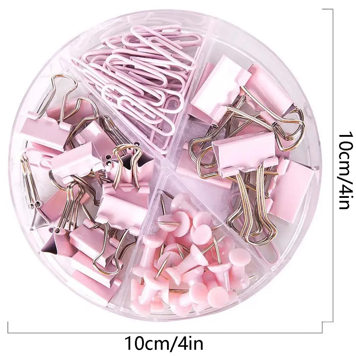 aper clip and binder set, metal binders in various sizes, cute desk office supplies, desk accessories