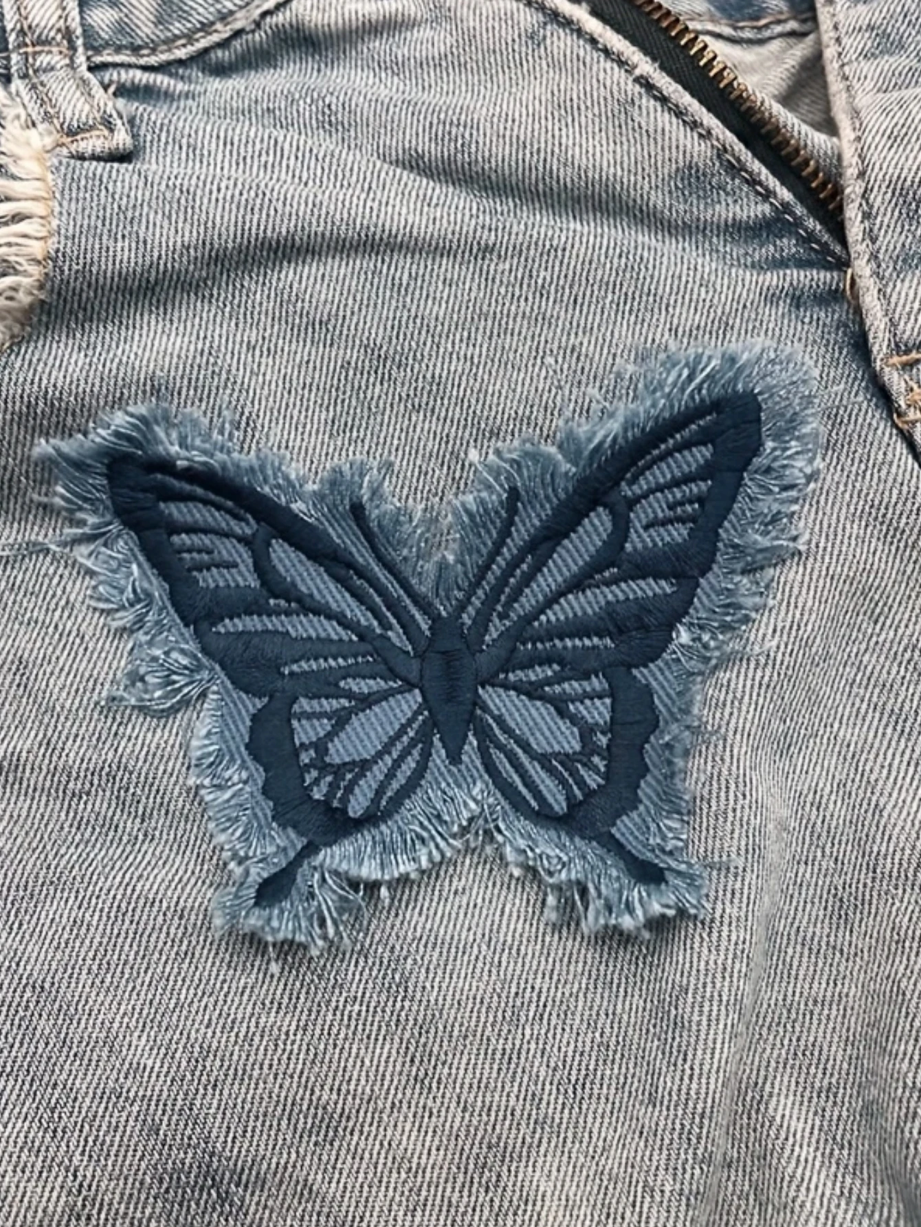 القماش التصحيح كاوبوي النسيج شرابة ماو ويسكي حافة فراشة التطريز ختم القماش قبعة السراويل الديكور فساتين القماش التصحيح