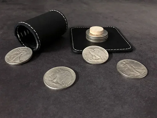 Cylinder and Coins by Oliver Magic Classic Coin Magic Tricks Close up Magic illusions Gimmick Magia Props Magician Street