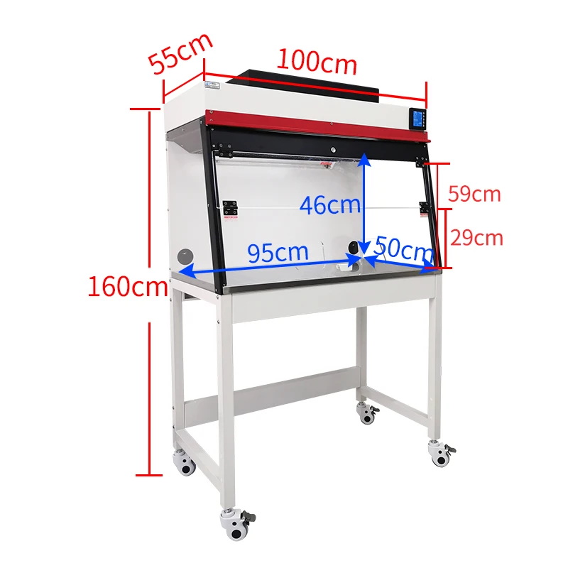 C9-PD-1000 خزانة التدفق الصفحي العمودي فلتر HEPA منضدة معدنية لمختبر نظيف للمستشفى مباشرة مصنع الصين #5