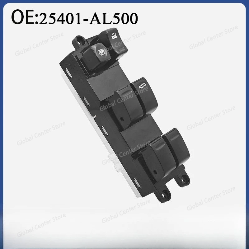 

25401-AL500 is applicable to the master switch of the window regulator and the power window switch FOR Nissan FOR Infiniti G35